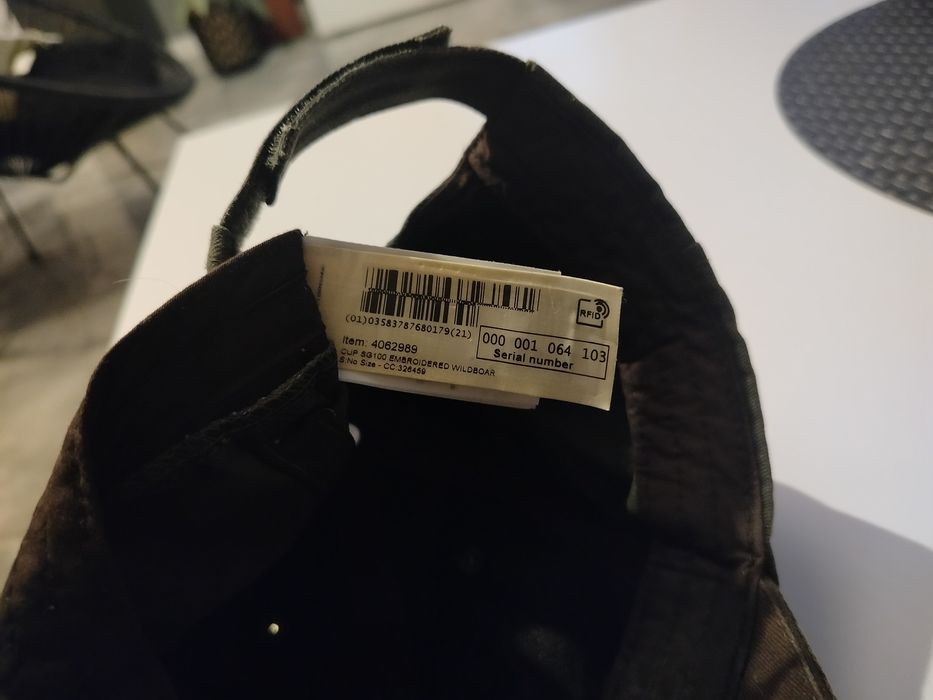 Czapka myśliwska z daszkiem, oryginalna, Solognac Dzik, nowa, Decathlo