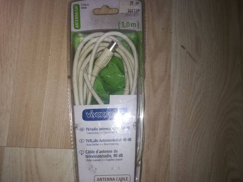 Przewód antenowy tv