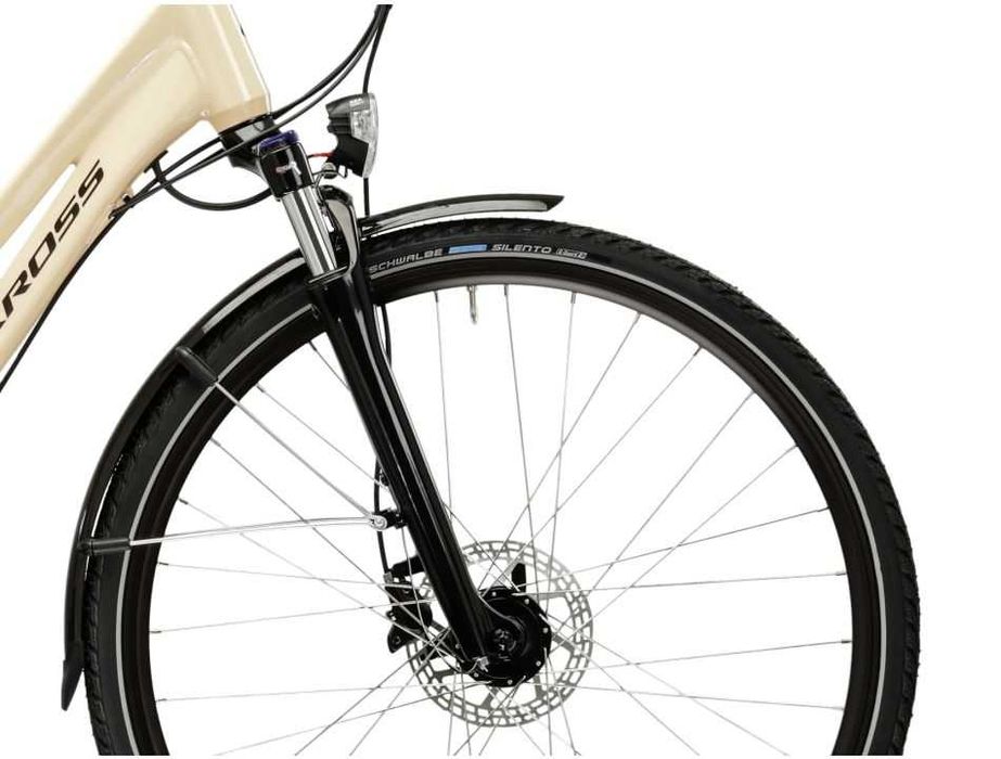 Kross Trans 8.0 Damski 17” 28” Kremowy