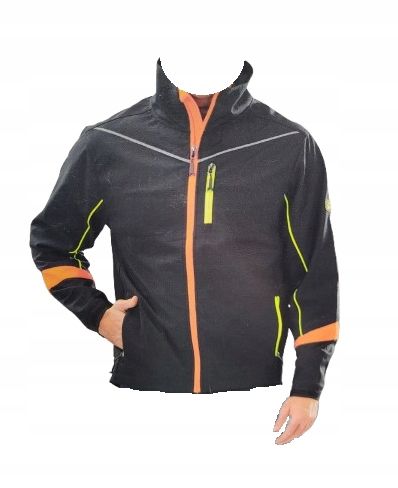 Męska czarna kurtka robocza SOFTSHELL na lato TOPTEX PRO rozm. L (52/54)