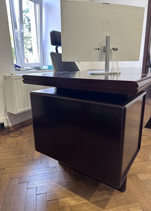Drewniane biurko 160 cm x 75 cm idealne do biura