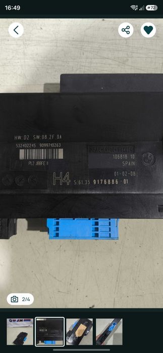 Modulo confort bmw E9x