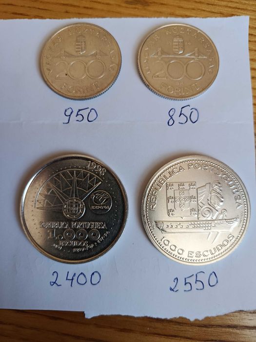 Монети срібні 1993-1998 рік