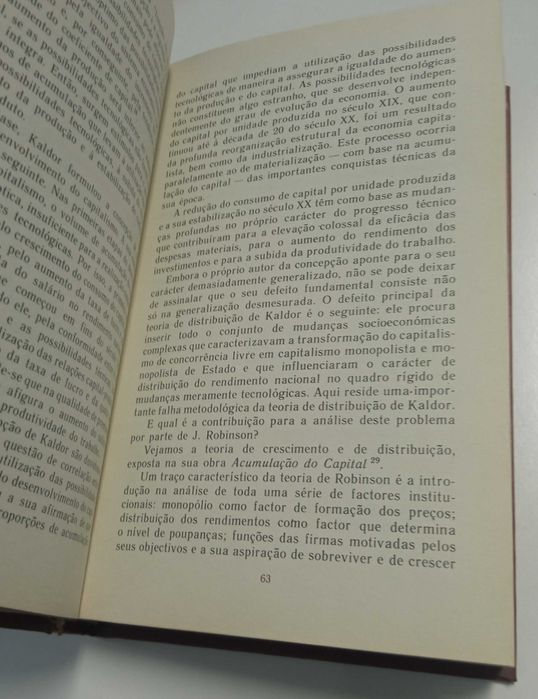 Teoria Económica não Marxistas nas Décadas de 70 e 80
