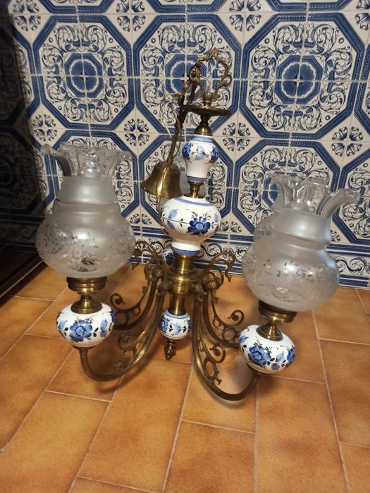 Candeeiro teto rústico