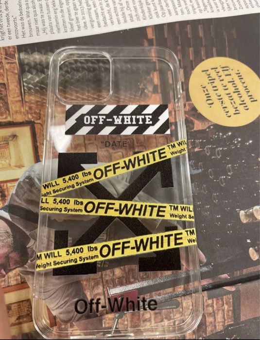 Capa off white iphone 12 Pro