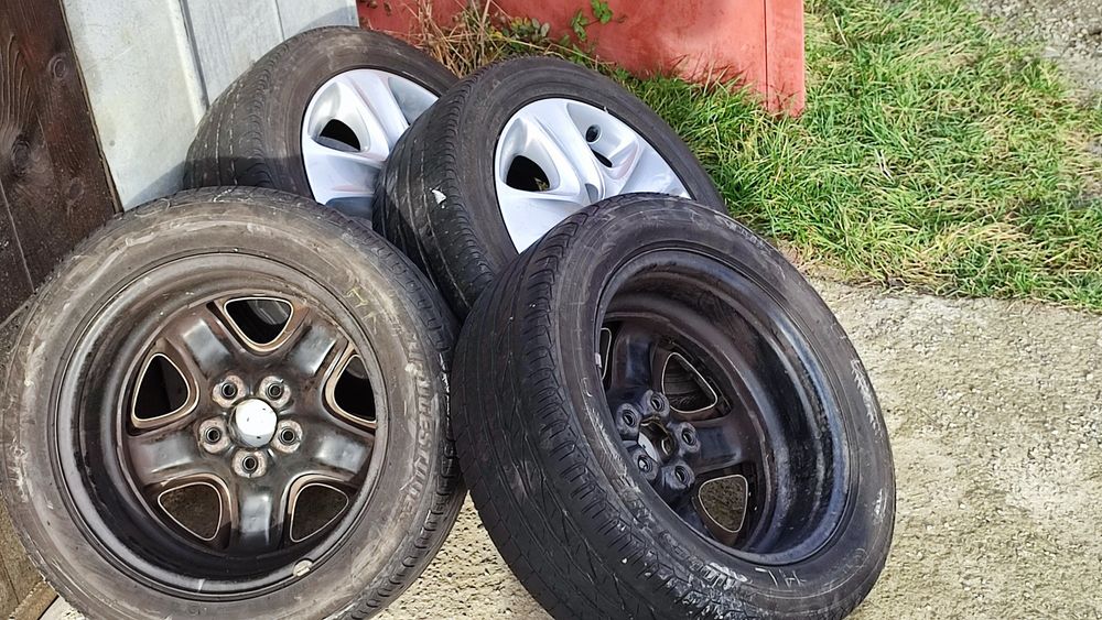 Диски з колесами ЛІТО Opel Zafira 5/110/16 структурні з ковпаками