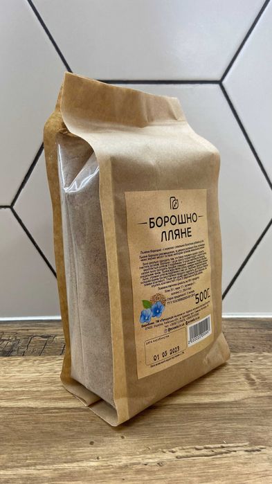 Льняная мука. Лен мука, льняне борошно