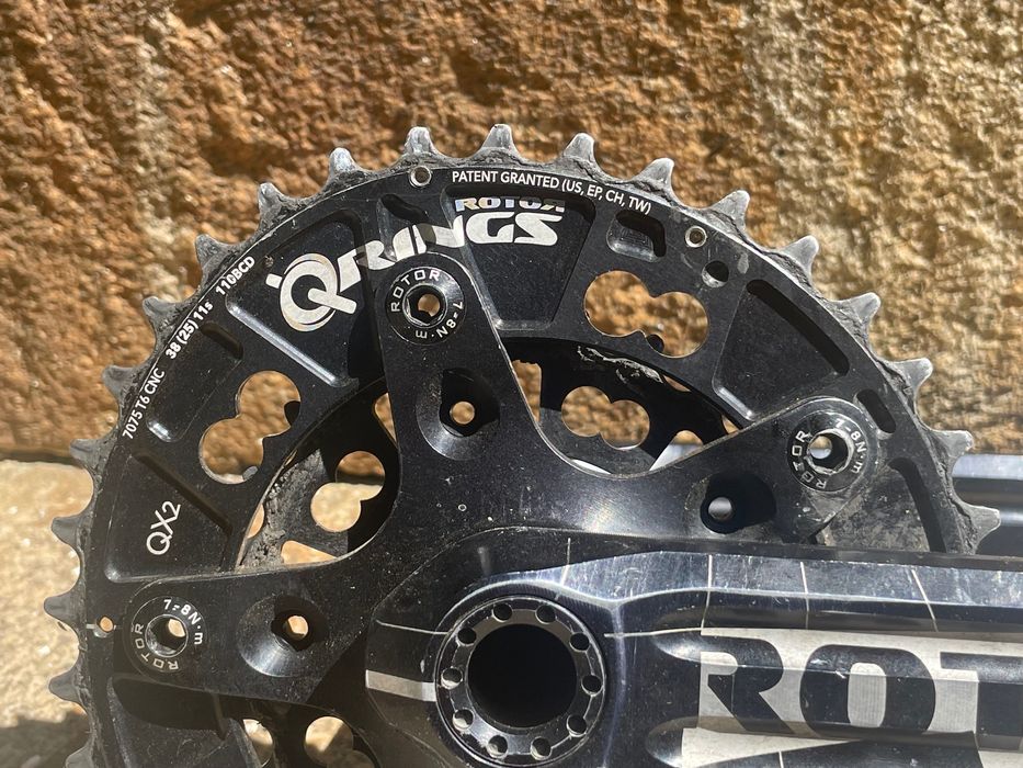 Pedaleira Rotor 3D com Q-Rings