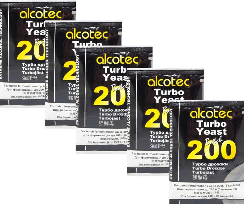 10szt. Drożdże gorzelnicze Alcotec Batch 200 85g