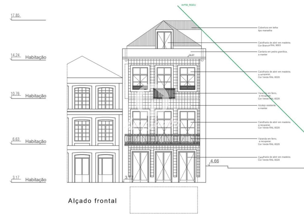 Prédio com 1.239m2 frente ao Rio Ave
