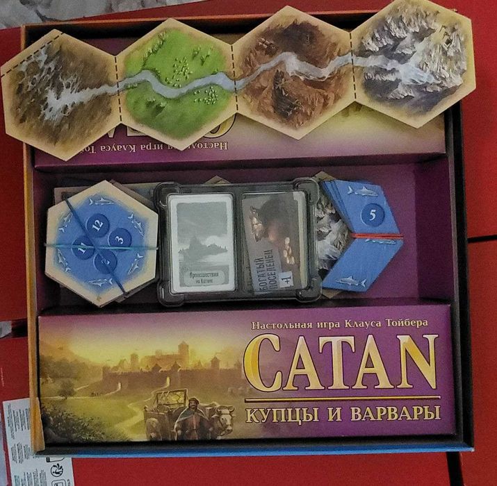 Catan Мореходы Города и рыцари Купцы и варвары, 4-6 гравців ОРИГІНАЛ