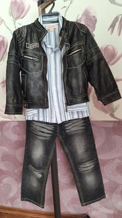 Куртка детская, кожзам