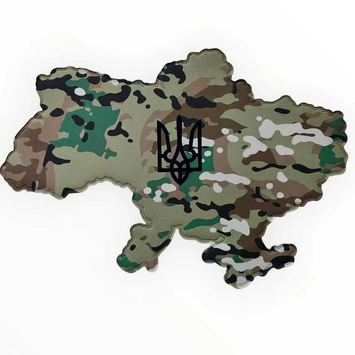 Панель для нашивок и шевронов карта Украины 70*49 см