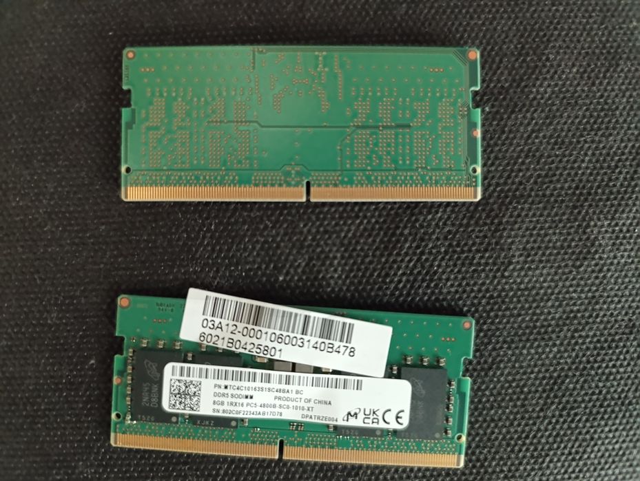 ОЗП DDR5 2x8GB 4800 MHz для ноутбука