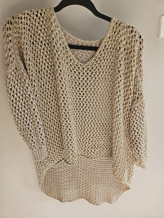 Ażurowa letnia narzutka