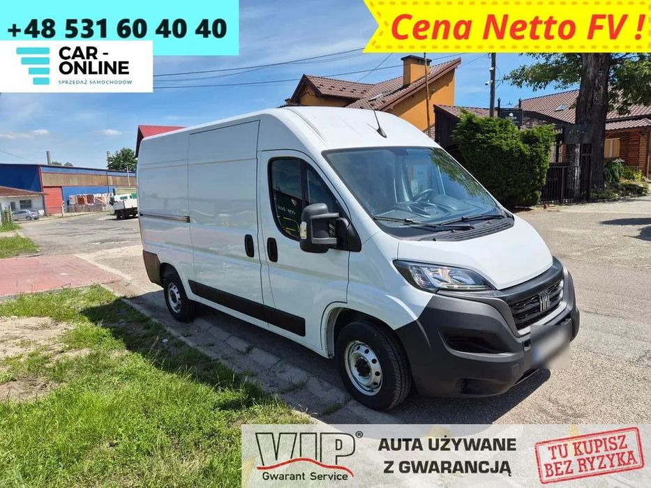 Fiat Ducato  L2H2 2022 Faktura vat, Nowe opony, Klima, Kamera