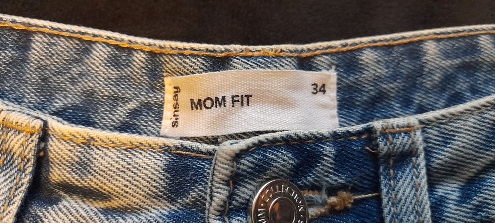 Spodnie Sinsay MOM FIT 34