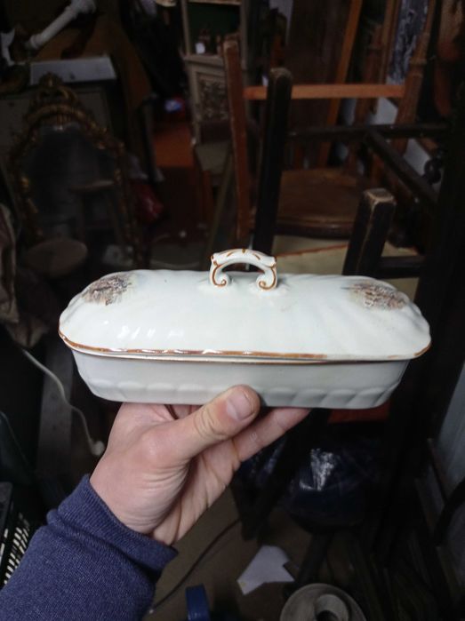 Caixa Escova Dentes Antiga Loiça Sacavém