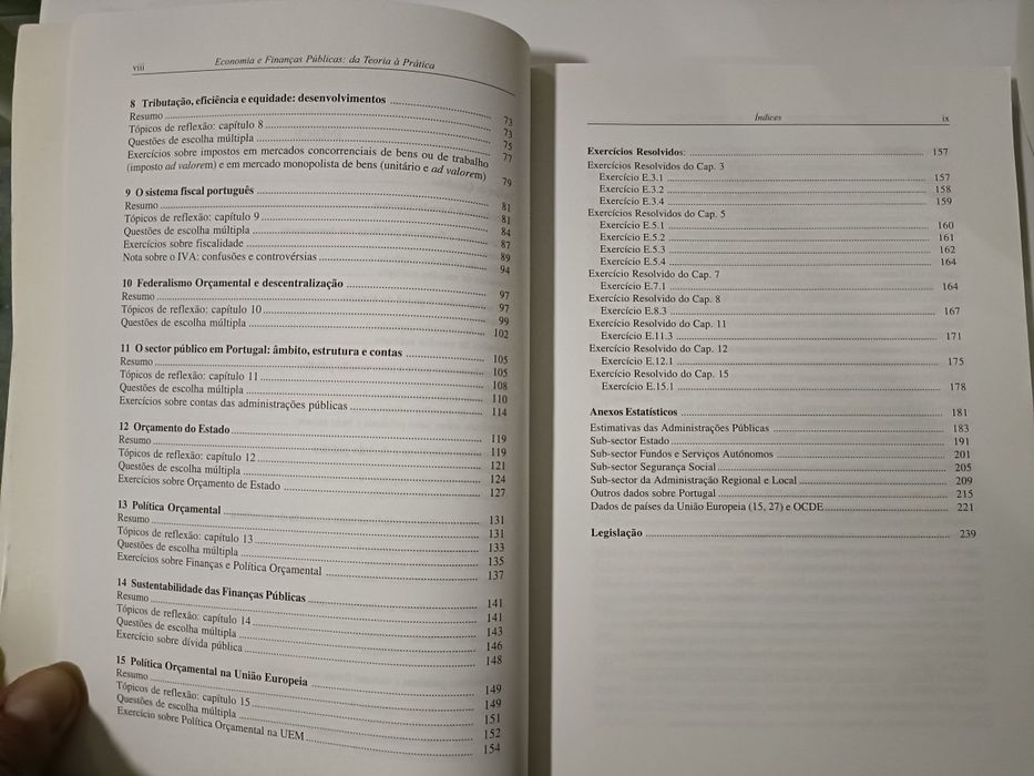Economia e Finanças Públicas