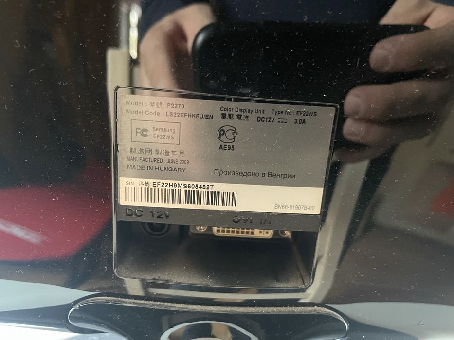 Monitor samsung SyncMaster P2270