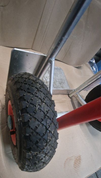 Wózek dwukołowy aluminiowy taczka