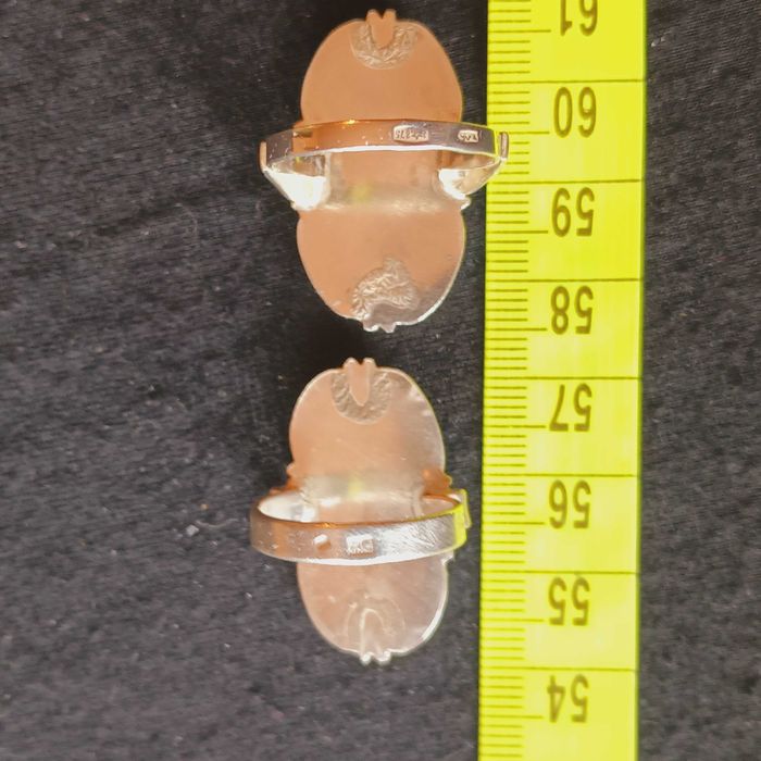 Biżuteria srebrna Larimar -bransoletka bangle, kolia, pierścionki Boho