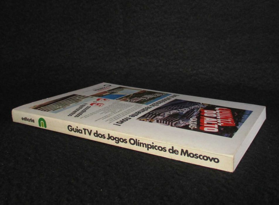 Livro Guia TV dos Jogos Olímpicos de Moscovo 1980