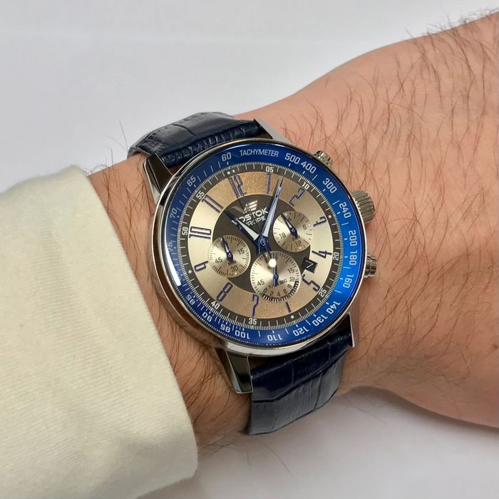 Vostok Europe GAZ-14 Limousine – chronograf, tachymetr, edycja limitow
