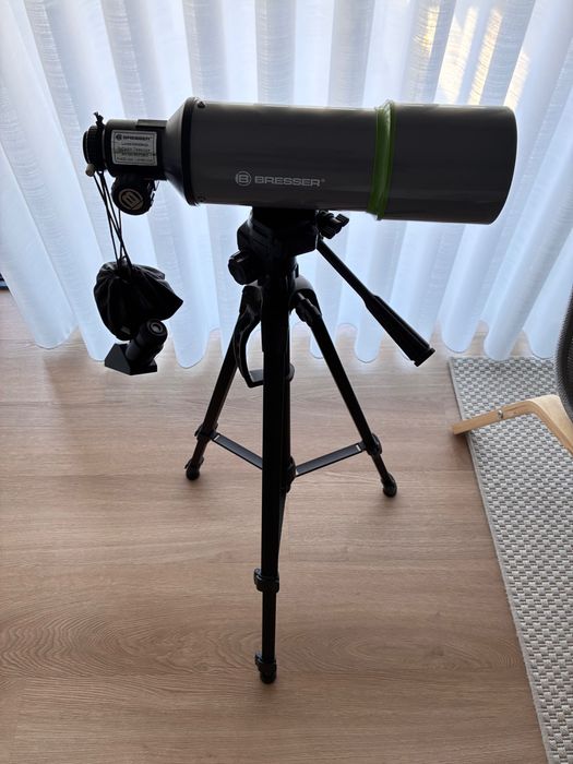 Telescópio Astronómico Portátil Bresser 80/400 Tripod e Mochila