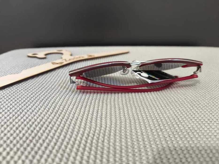 Modne nowe czerwone okulary dla kobiet przeciwsłoneczne UV400 hit 6.