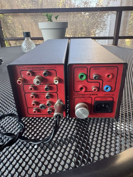 Продам английскую связку Crimson Elektrik 510+520