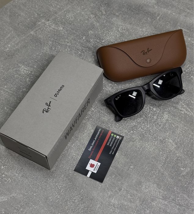 Нові сонцезахисні окуляри RAY-BAN Meta Wayfarer,Headliner Gen 1 Gen 2