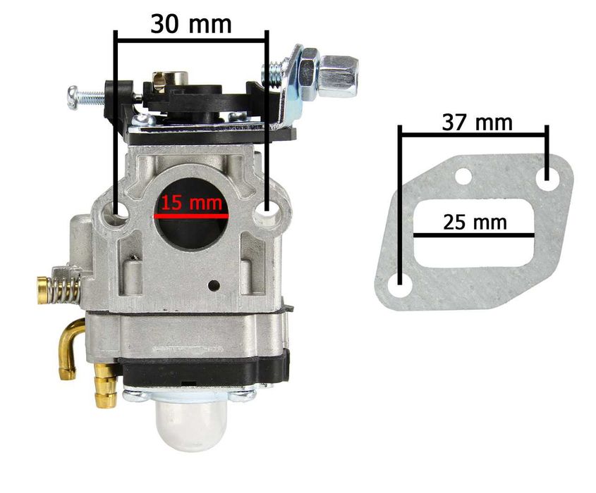 GAŹNIK DO KOSY SPALINOWEJ Komplet Oryginał DEMON Podkaszarki