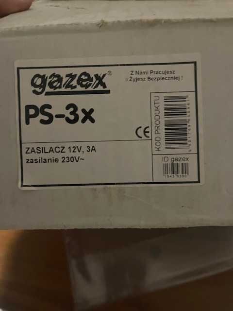 Zasilacz 12V, 3A PS-3x GAZEX