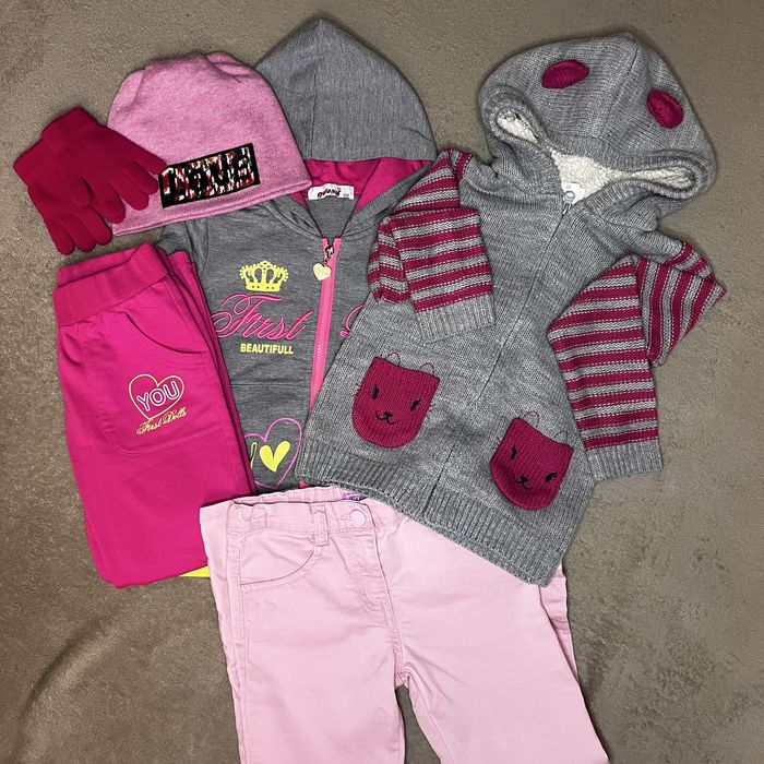Лот пакет одягу для дівчинки 122+ Подарунок