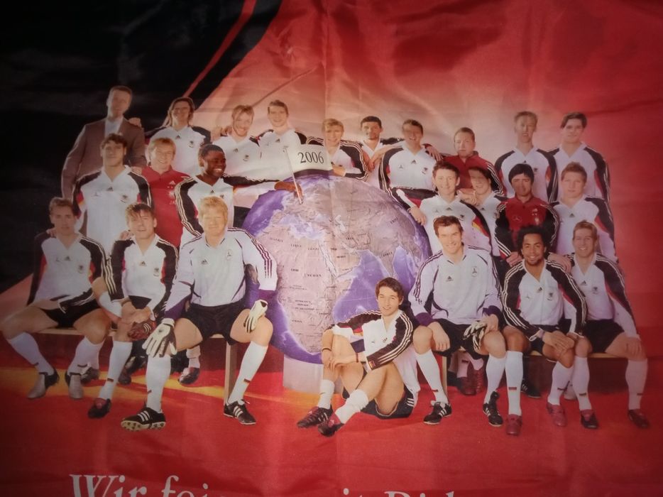 Kolekcjonerska flaga Reprezentacji Niemiec 2006
