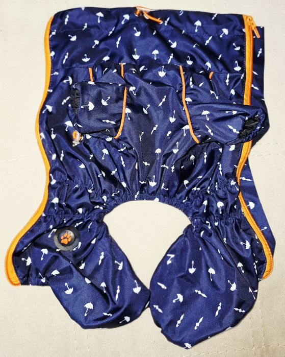 Дощовик кант для собаки  Dogs Bomba з принтом парасольки, розмір 2