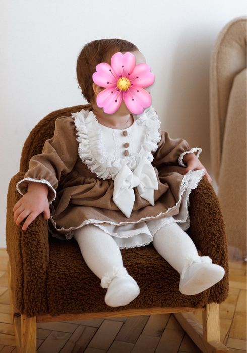 Сукня з мікровельвету на 1 рочок 80 см