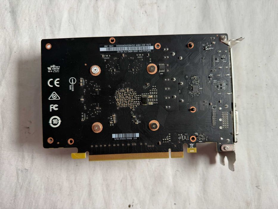 Karta graficzna MSI GeForce GTX 1650 AERO ITX 4GB GDDR5