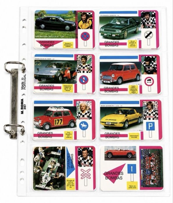 Calendários antigos de futebol/carros- coleção Grandes Bombas