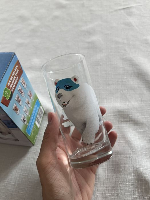 Стакани дитячі нові з персонажами скляні
