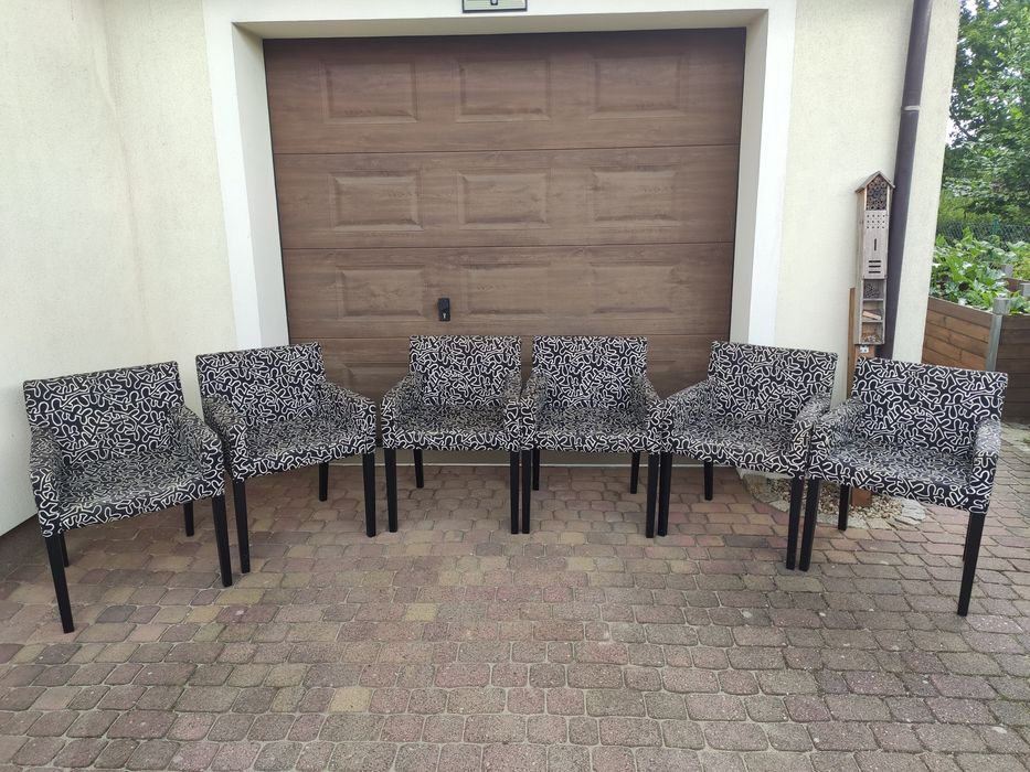 Krzesła Ikea Nils black&white- 6 sztuk! Nowoczesny design! Okazja