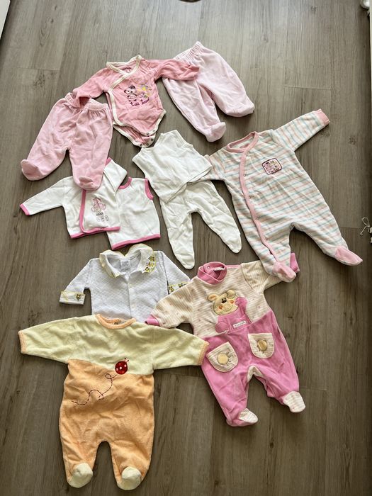 Menina 0-1 mês lote de 11 peças