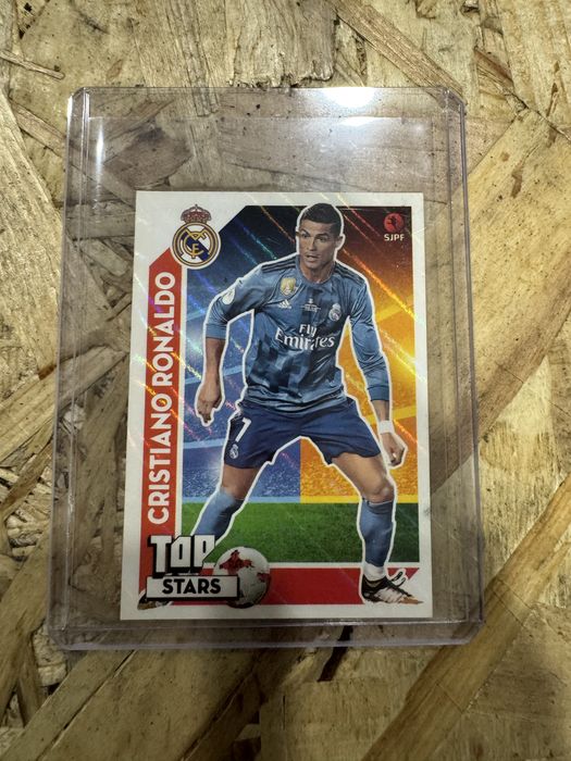 Panini Sticker Futebol 2017 18 Top Stars N. 350 Cristiano Ronaldo Real Madrid