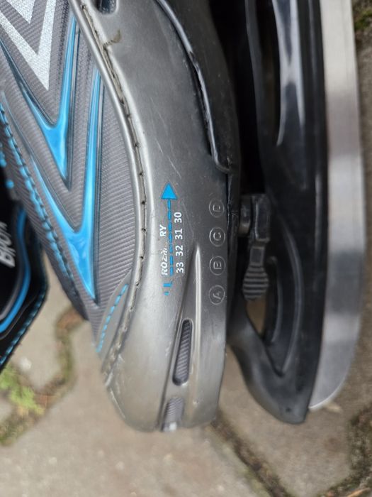 Łyżwy chłopięce niebieskie