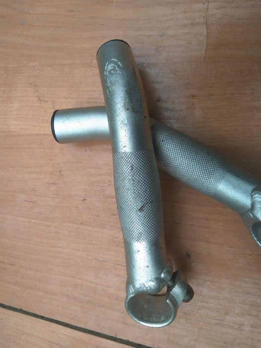 Rogi na kierownicę Alu Dł.14cm  Szare Polecam