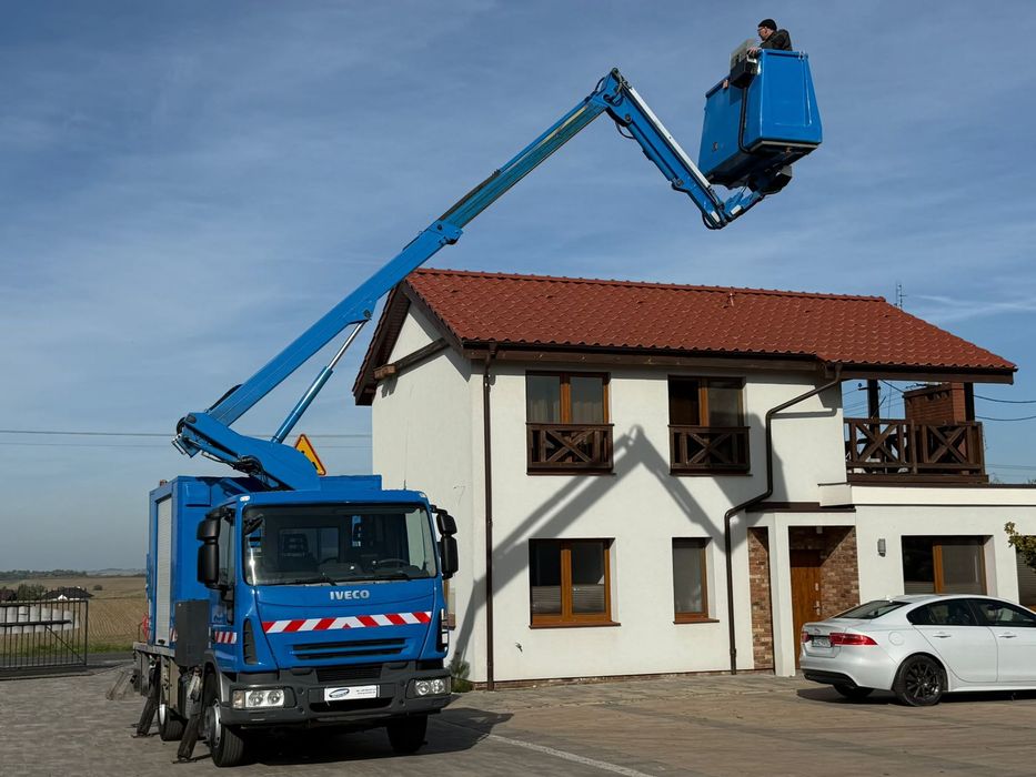 Iveco Eurocargo 100E18  Zwyżka Podnośnik koszowy 12.6m France Elévateur 152TPM