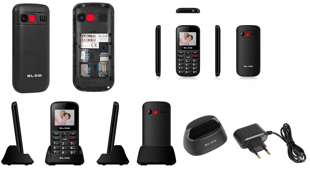 Telefon Komórkowy SENIORA Głośny Duża Klawiatur DualLSim SOS n PREZENT