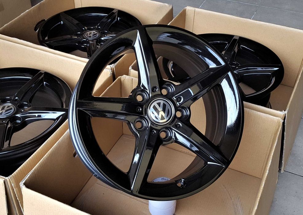 Alufelgi 16 5x120 Czarne VW T5 T6 Transporter Multivan FV23% 306#